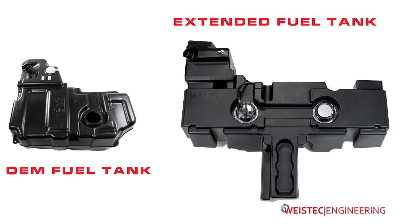 Weistec RZR Pro R Extended Fuel Tank Side View
